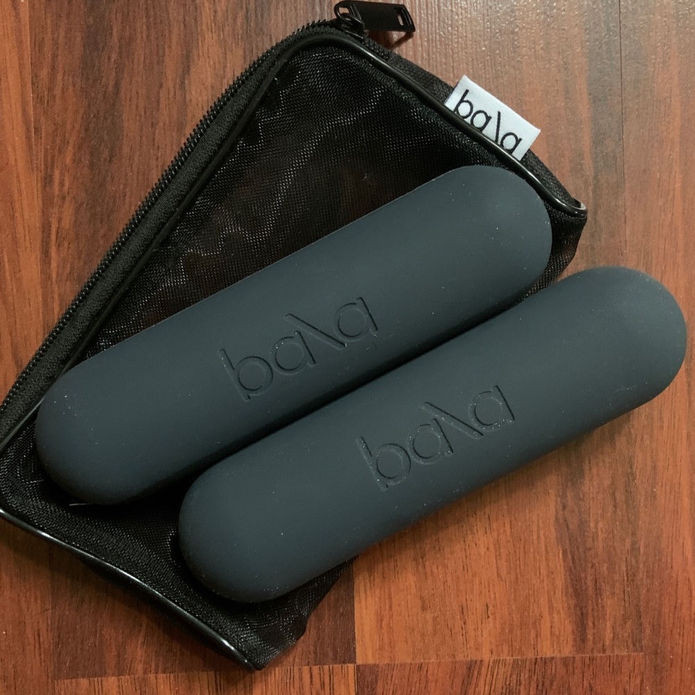 Bala Hand Weights for Yoga Pilates Barre 3 lbs